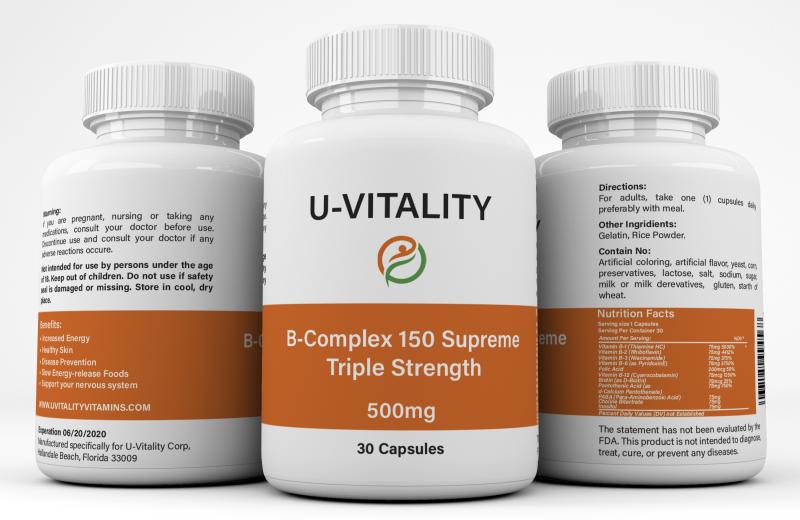 Vitamin B - 150 500 mg